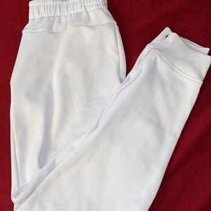 Men’s White Joggers